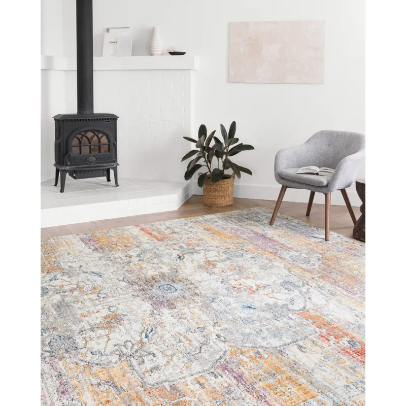 Dante Natural / Sunrise Rug (5' 3" X 7' 2")
