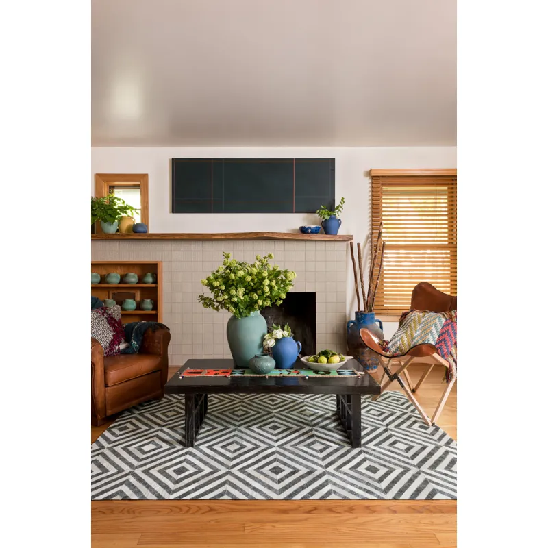 Dorado Charcoal / Ivory Rug (9' 3" X 13')