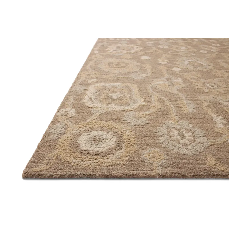 Chris Loves Julia x Loloi Dorothea Bark / Stone 7\'-9\" x 9\'-9\" Rug