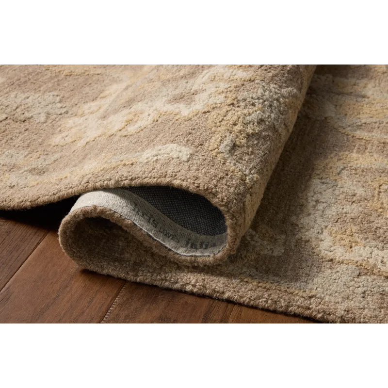 Chris Loves Julia x Loloi Dorothea Bark / Stone 7\'-9\" x 9\'-9\" Rug