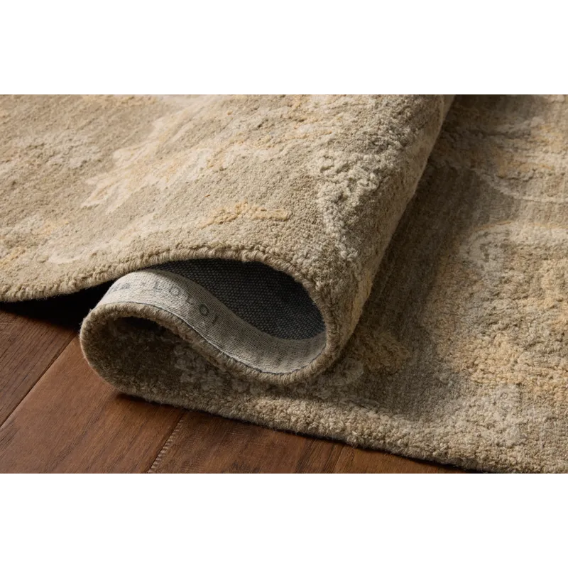 Chris Loves Julia x Loloi Dorothea Oak / Natural 5\'-0\" x 7\'-6\" Rug