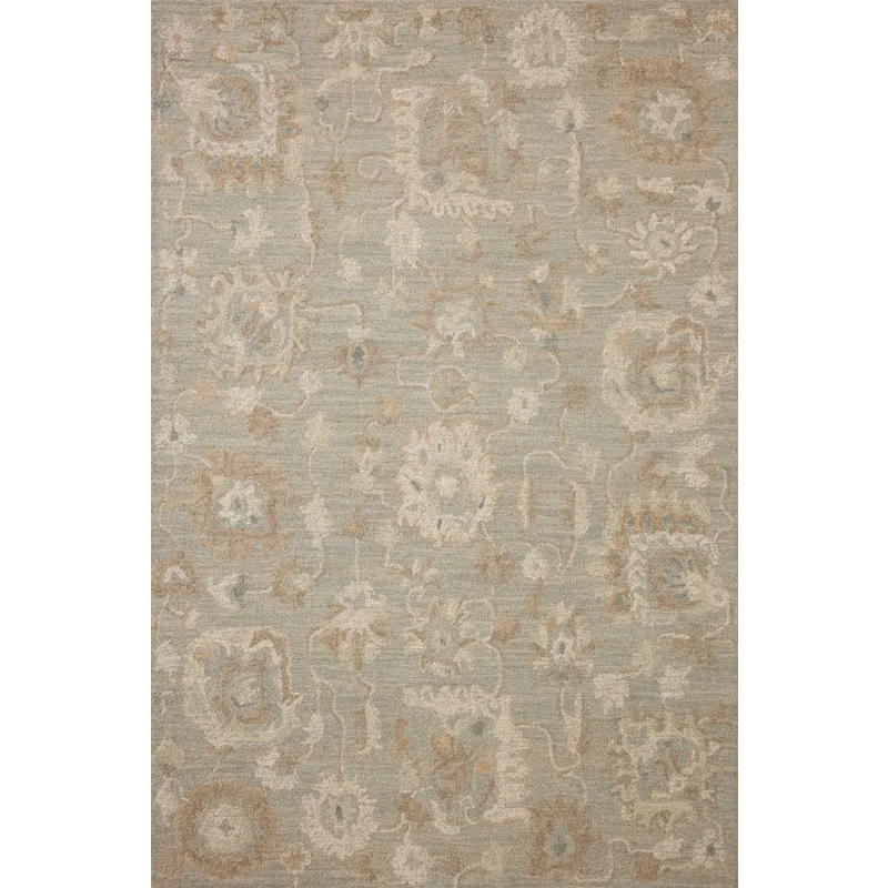 Chris Loves Julia x Loloi Dorothea Stone / Multi 8\'-6\" x 11\'-6\" Rug