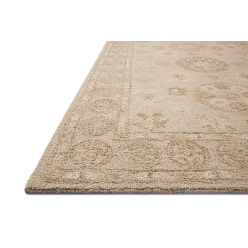 Chris Loves Julia x Loloi Dorothea Dove / Natural 2\'-3\" x 3\'-9\" Rug