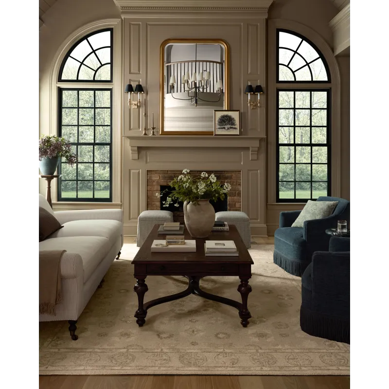 Chris Loves Julia x Loloi Dorothea Dove / Natural 2\'-3\" x 3\'-9\" Rug