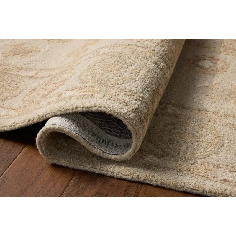 Chris Loves Julia x Loloi Dorothea Dove / Natural 2\'-3\" x 3\'-9\" Rug