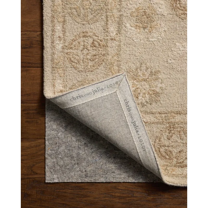 Chris Loves Julia x Loloi Dorothea Dove / Natural 2\'-3\" x 3\'-9\" Rug