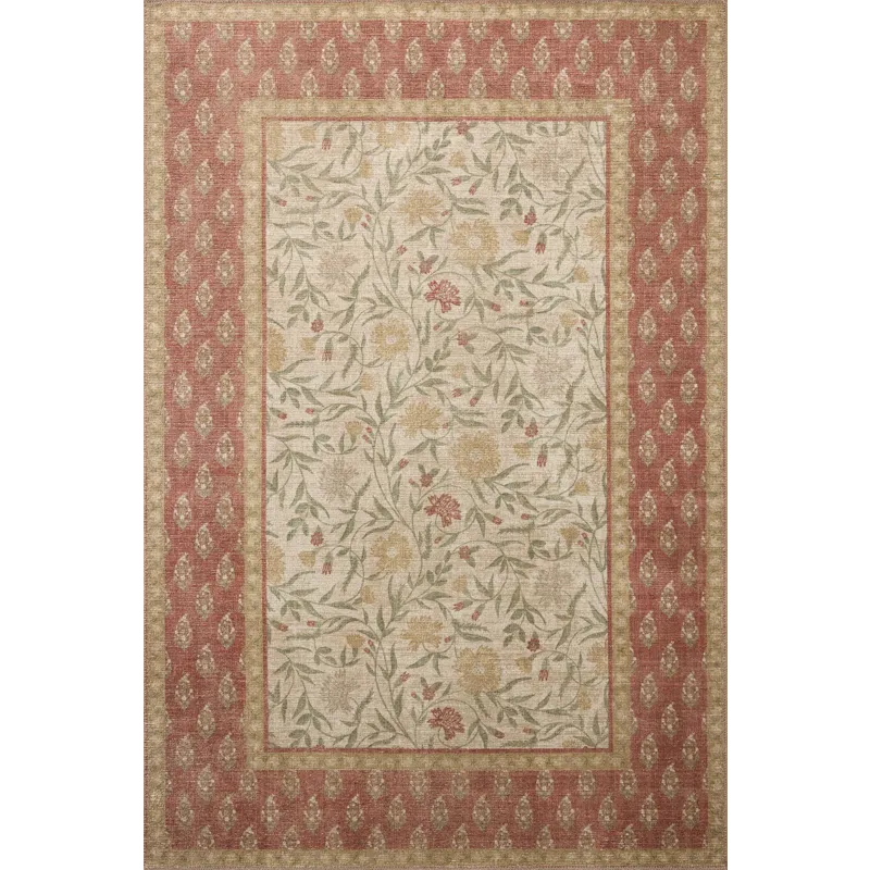 Rifle Paper Co. x Loloi Edinburgh Ivory / Spice Rug