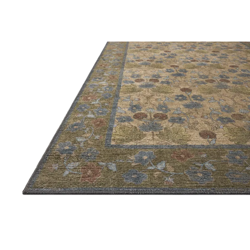 Rifle Paper Co. x Loloi Edinburgh Tan / Olive Rug