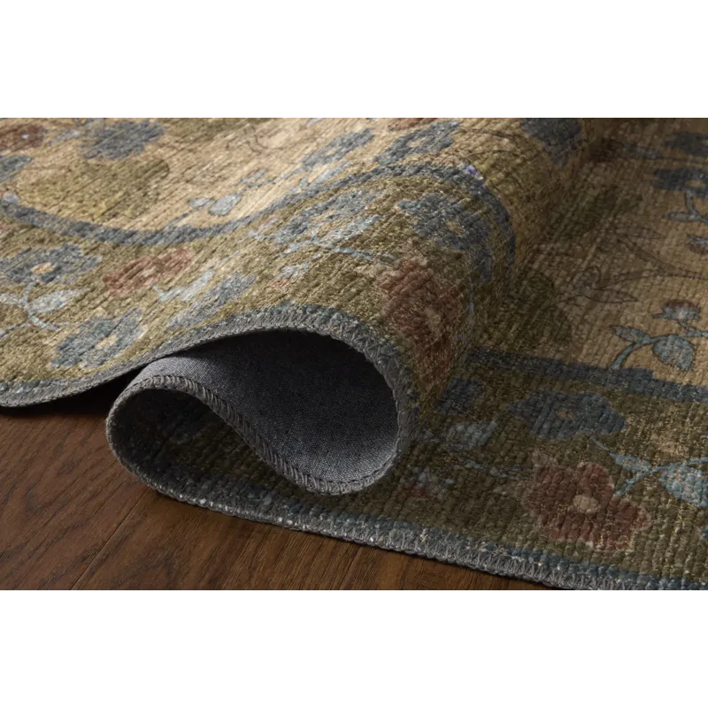 Rifle Paper Co. x Loloi Edinburgh Tan / Olive Rug