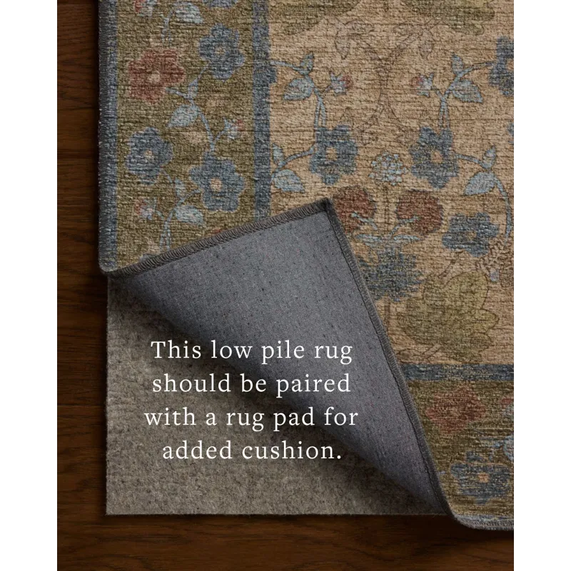 Rifle Paper Co. x Loloi Edinburgh Tan / Olive Rug
