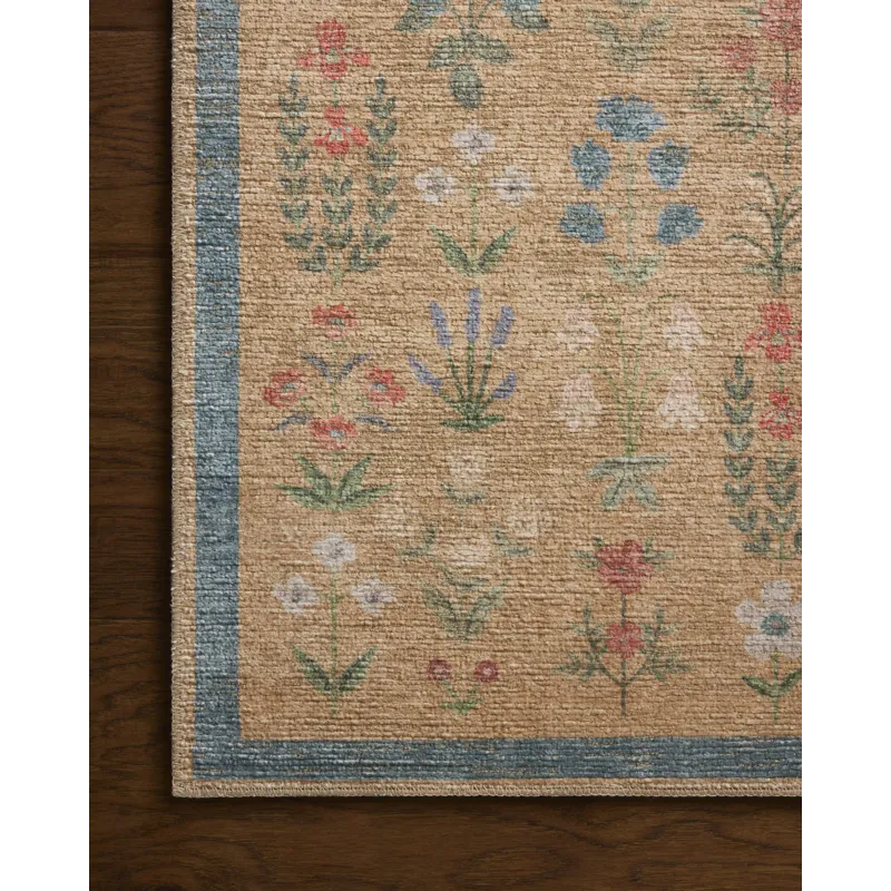 Rifle Paper Co. x Loloi Edinburgh Wheat / Multi Rug