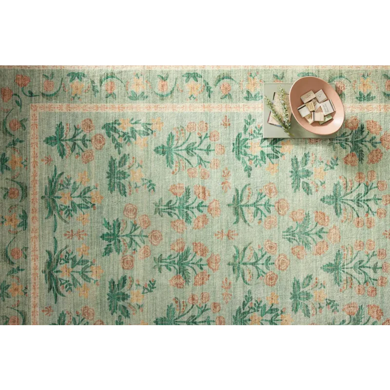 Loloi X Rifle Paper Co. Eden 8\'-6\" X 11\'-6\" Rug