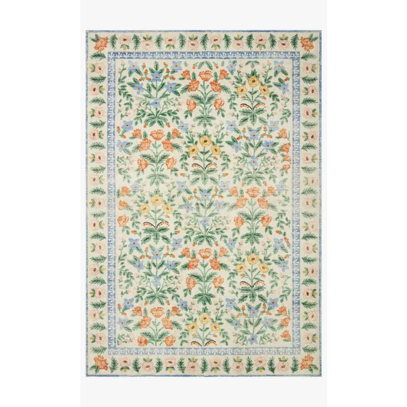 Loloi X Rifle Paper Co. Eden 2\'-6\" X 7\'-6\" Rug