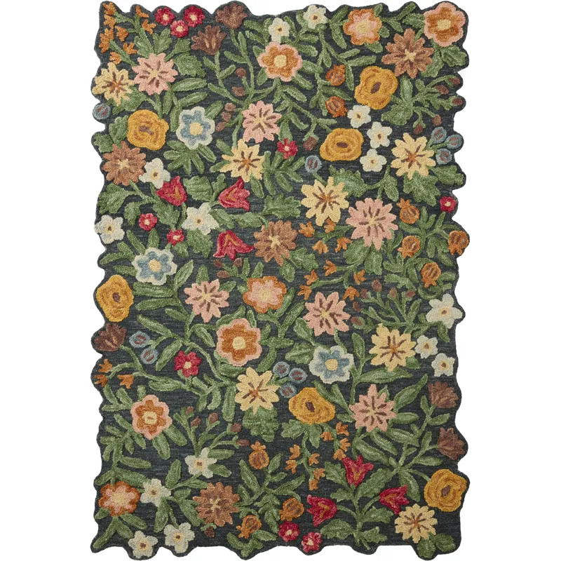 Rifle Paper Co. x Loloi Edith Navy / Multi Rug