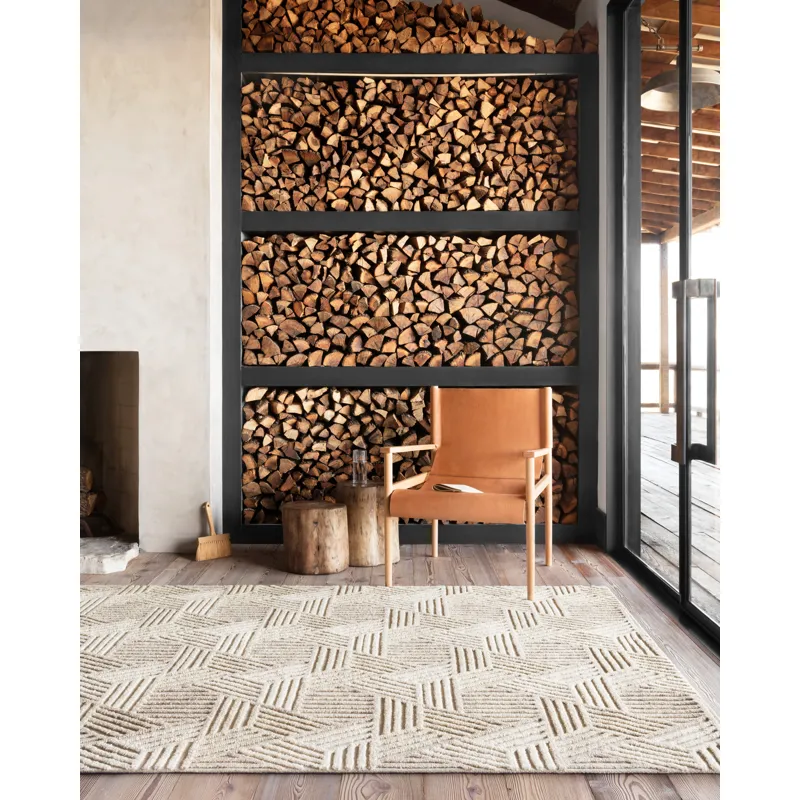 Ehren Oatmeal / Ivory Rug (11' 6" X 15')