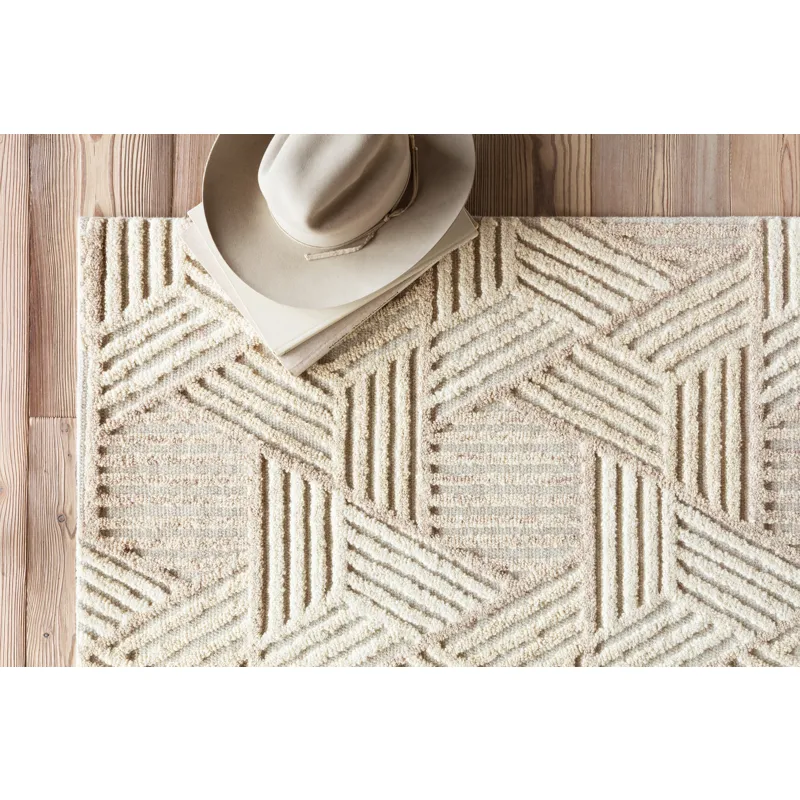 Ehren Oatmeal / Ivory Rug (11' 6" X 15')