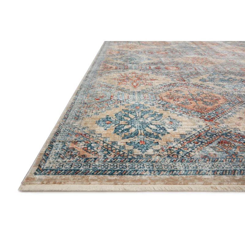 Elise Multi / Blue Rug (2' 8" X 13')