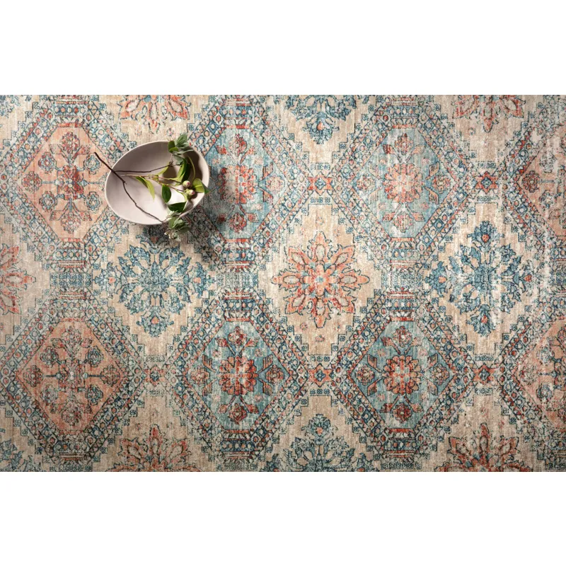 Elise Multi / Blue Rug (2' 8" X 13')