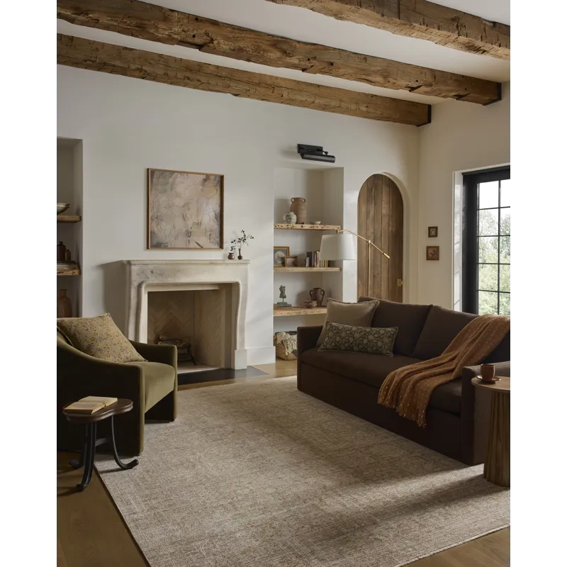 Loloi Elora Natural / Terracotta Rug