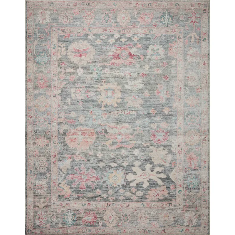 Elysium Graphite / Multi Rug (2' 3" X 3' 9")