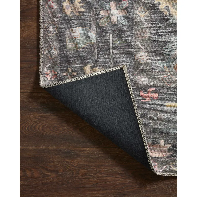 Elysium Charcoal / Multi Rug (3' 6" X 5' 6")