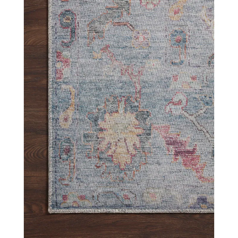 Elysium Denim / Multi Rug (3' 6" X 5' 6")
