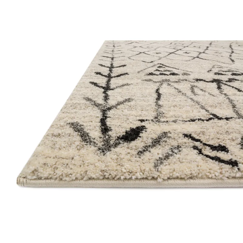 Emory Heather Gray / Black Rug (7' 7" X 10' 6")