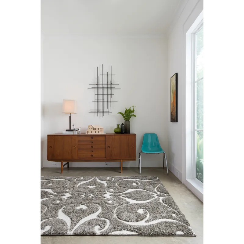 Enchant Smoke Rug (3' 10" X 5' 7")