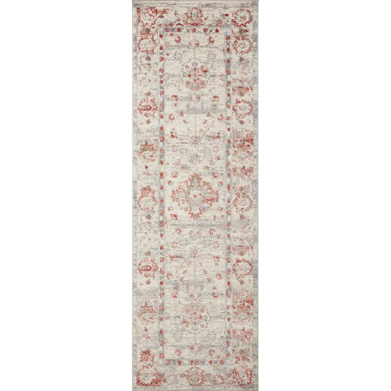 Estelle Ivory / Rust Rug (2' 0" X 3' 0")