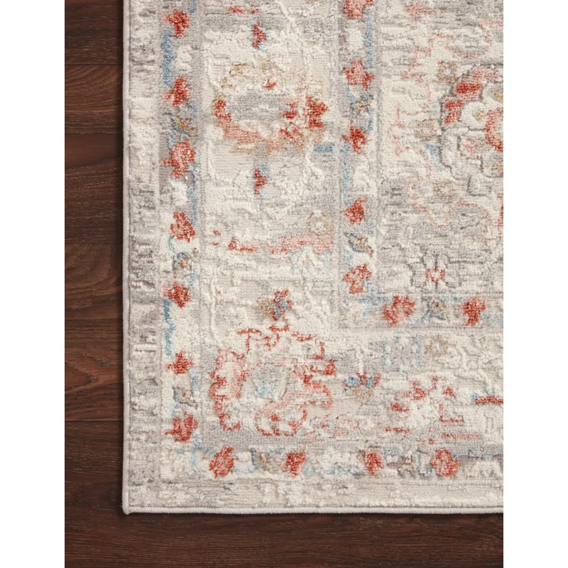 Estelle Ivory / Rust Rug (2' 0" X 3' 0")
