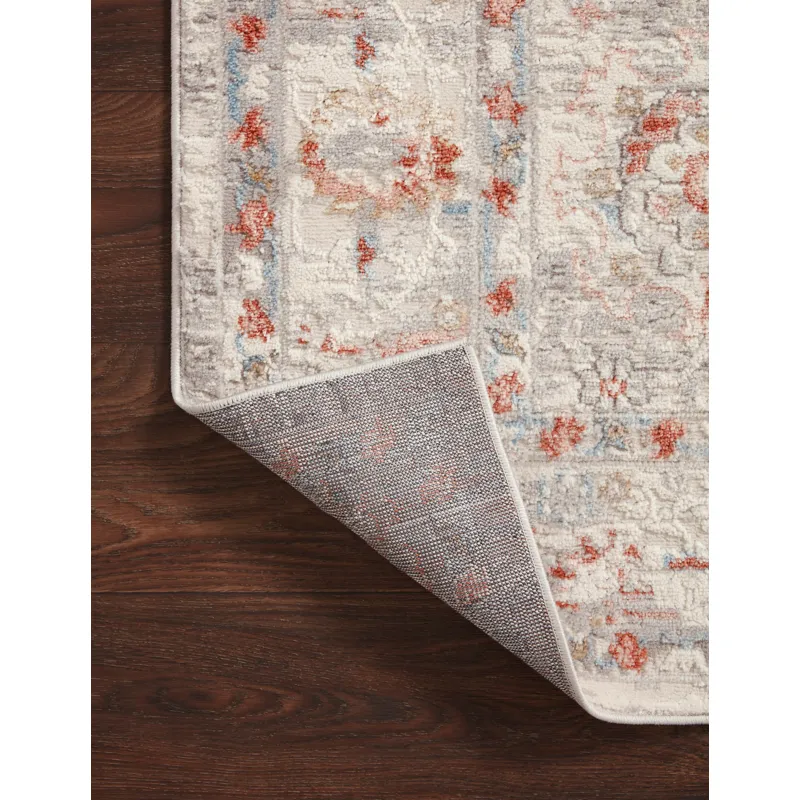 Estelle Ivory / Rust Rug (2' 0" X 3' 0")