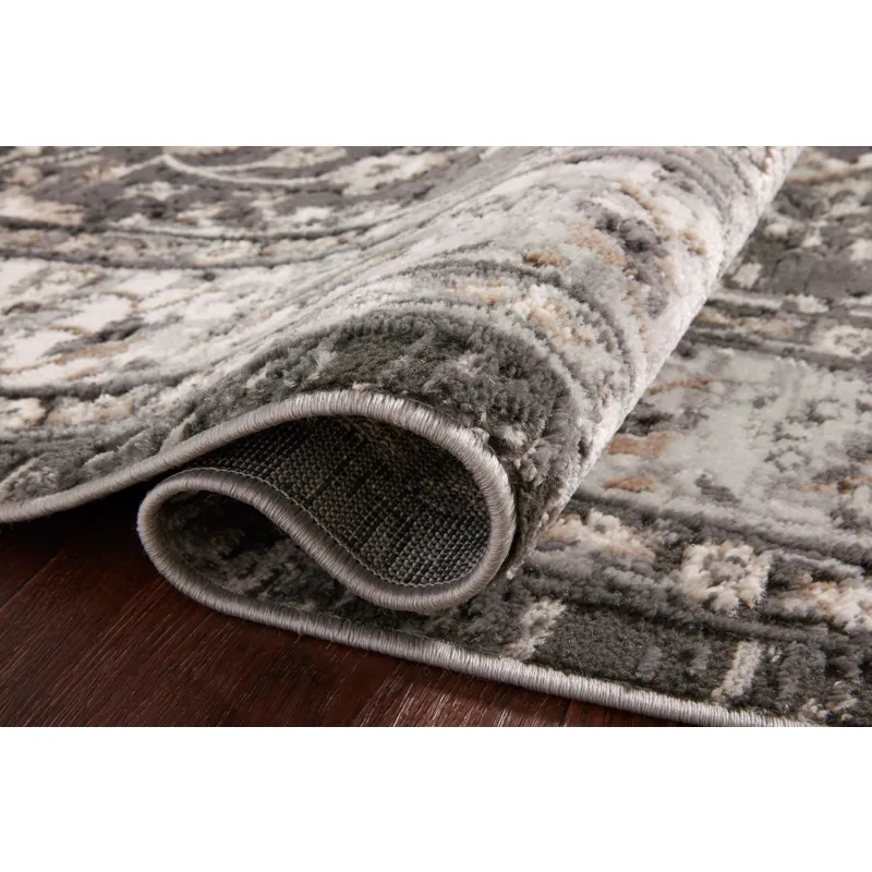 Estelle Charcoal / Grey Rug (2' 7" X 10' 0")