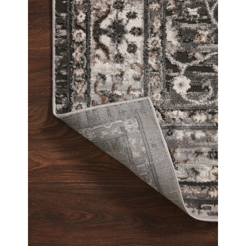 Estelle Charcoal / Grey Rug (2' 7" X 10' 0")