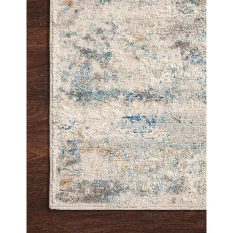 Estelle Ivory / Ocean Rug (9' 3" X 12' 10")
