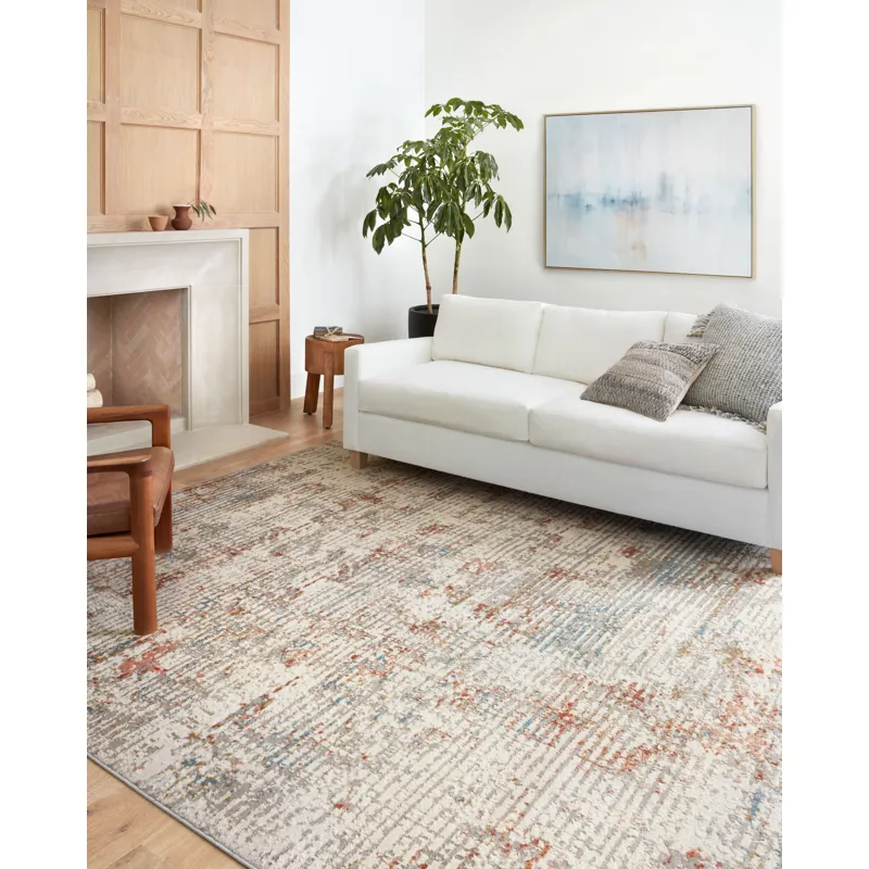 Estelle Ivory / Multi Rug (3' 11" X 5' 7")