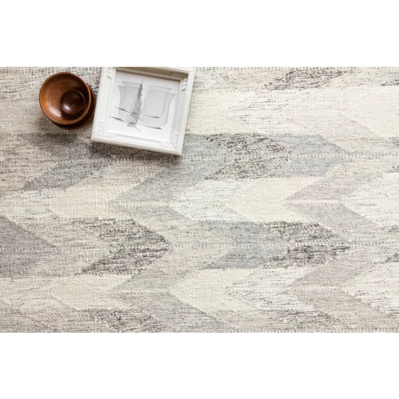 Evelina Pewter / Silver Rug (9' 3" X 13')