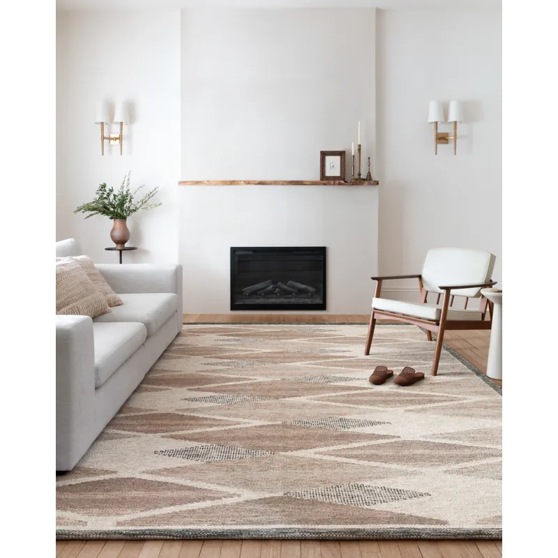 Evelina Taupe / Bark Rug (9' 3" X 13')