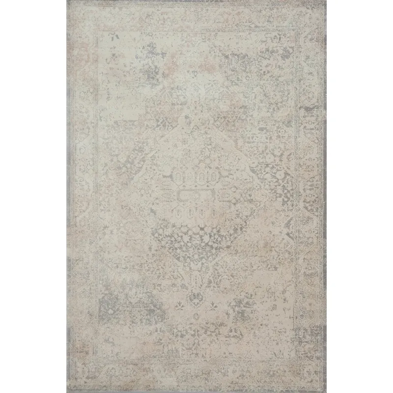 Everly Ivory / Ivory Rug (6' 7" X 9' 2")