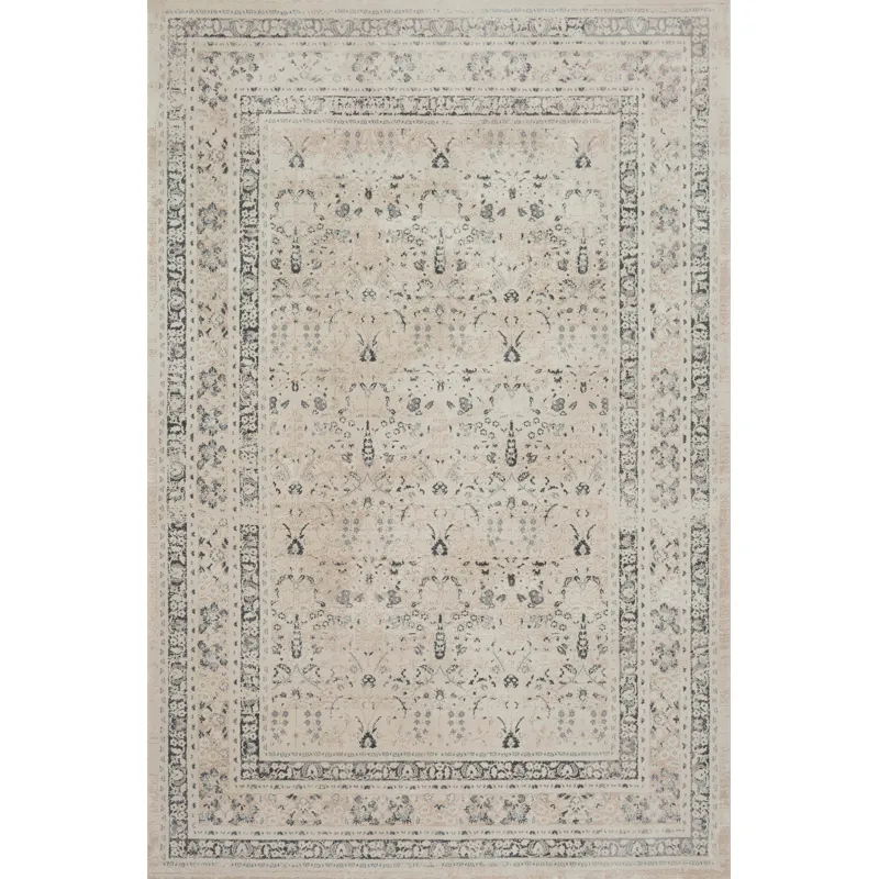 Everly Ivory / Sand Rug (2' 7" X 4')