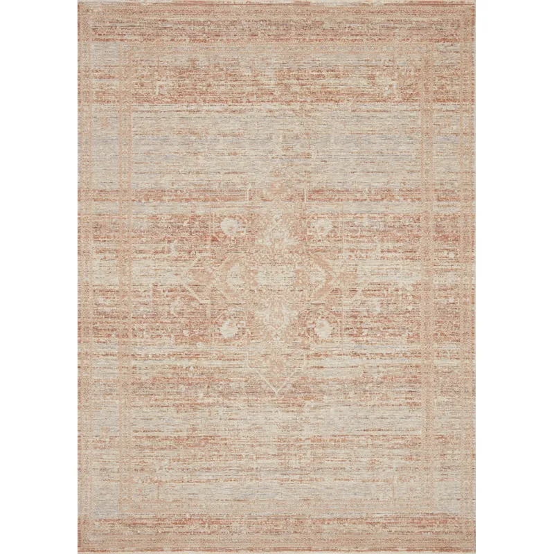 Faye Terracotta / Sky Rug (2' 3" X 3' 10")