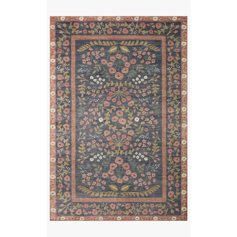 Loloi X Rifle Paper Co. Fiore 2\'-7\" X 4\' Rug
