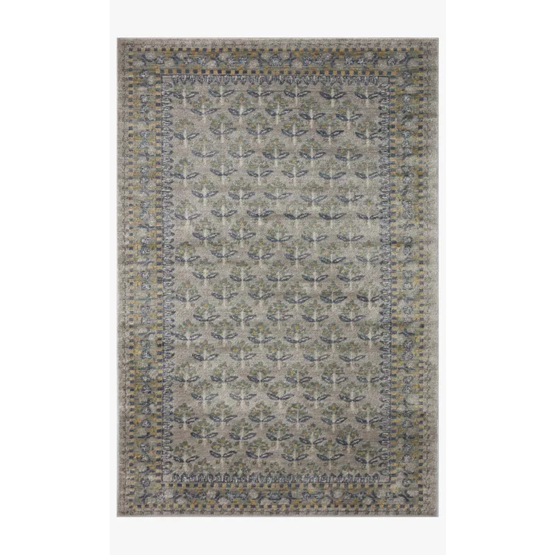 Loloi X Rifle Paper Co. Fiore 7\'-9\" X 7\'-9\" Round Rug