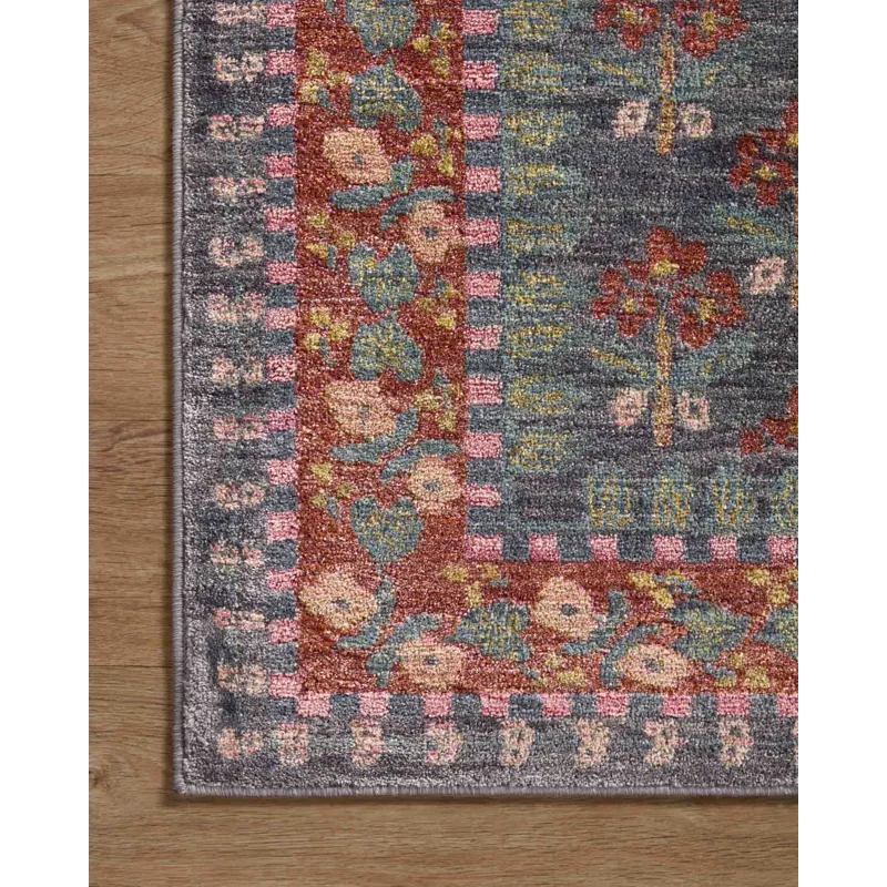 Loloi X Rifle Paper Co. Fiore 7\'-9\" X 7\'-9\" Round Rug