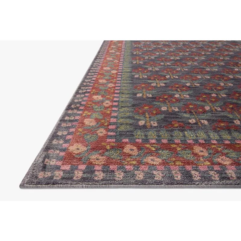 Loloi X Rifle Paper Co. Fiore 7\'-9\" X 7\'-9\" Round Rug