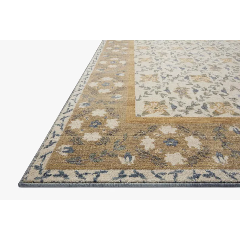 Loloi X Rifle Paper Co. Fiore 3\'-2\" X 3\'-2\" Round Rug