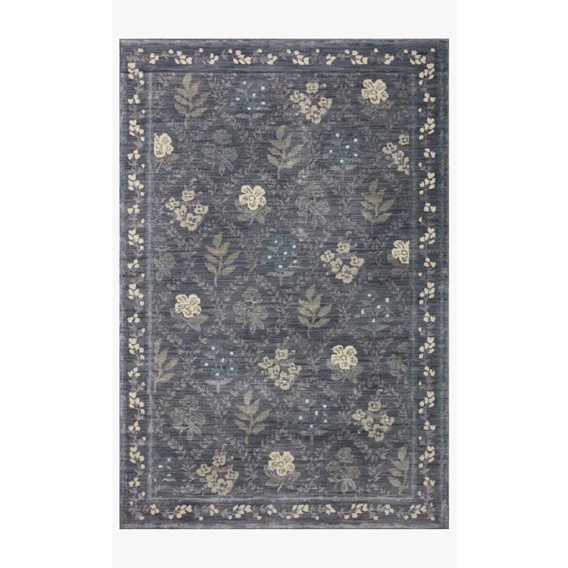 Loloi X Rifle Paper Co. Fiore 7\'-9\" X 7\'-9\" Round Rug