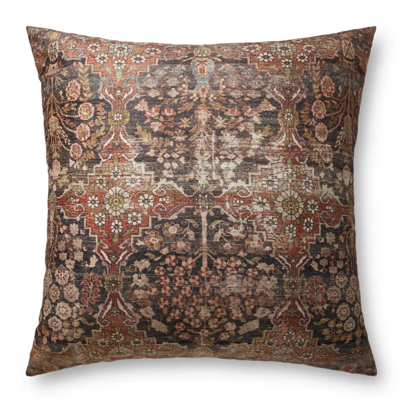 Floor Pillows Red / Multi Pillow (36\"W X 36\"D X 6\"H)