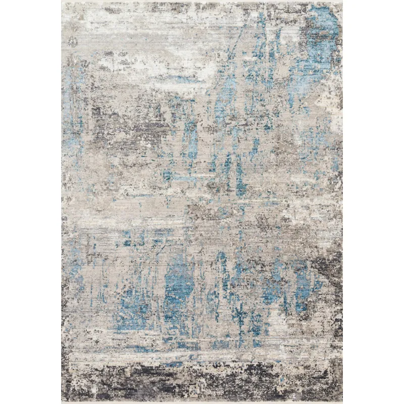 Franca Grey / Ocean Rug (3' 7" X 5' 8")