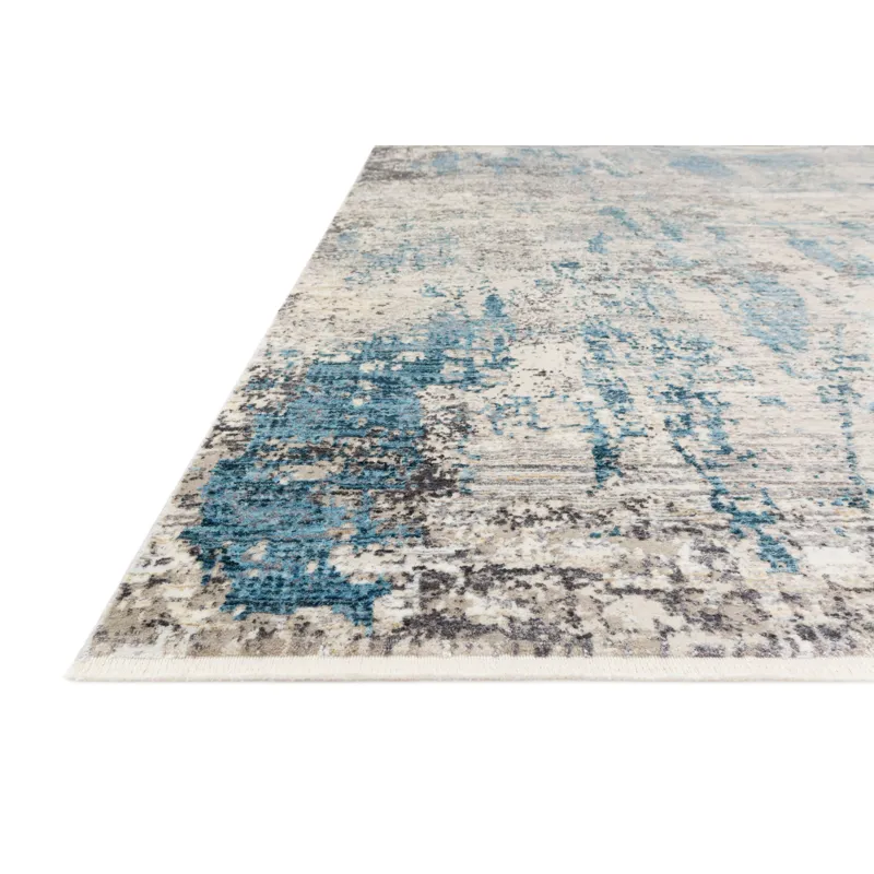 Franca Grey / Ocean Rug (3' 7" X 5' 8")