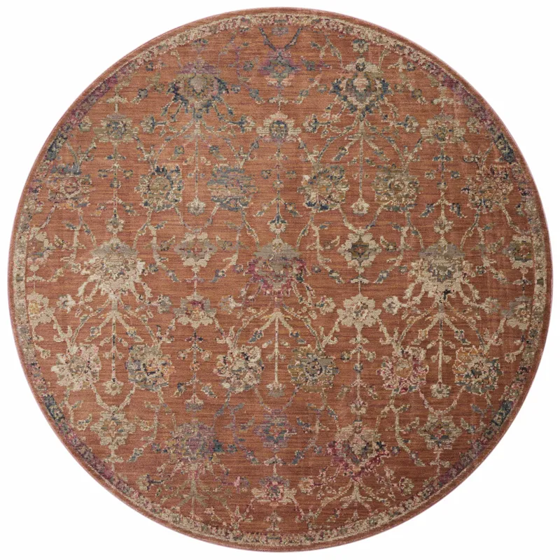 Giada Terracotta / Multi Rug (5' 0" X 5' 0" Round)